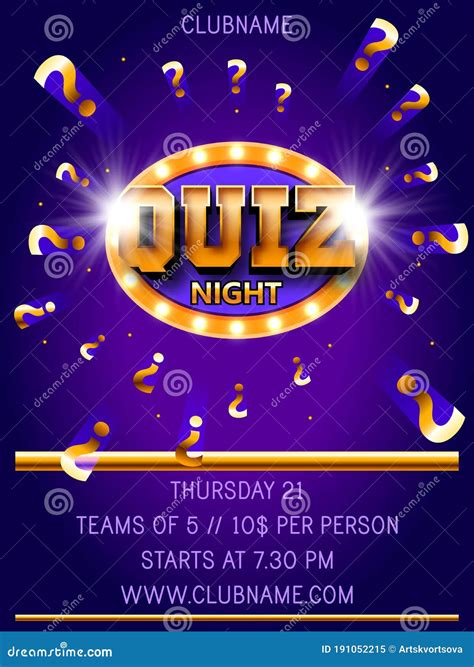 quiz night poster background|Quiz night poster Vectors & Illustrations for Free Download .